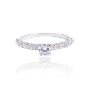 Engagement Ring in Silver