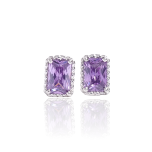 Stud Earrings in Silver