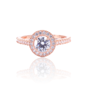 10K Rose Gold Star in The Sky Ring