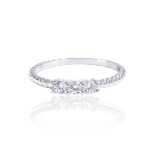 Sparkling Ring in Silver