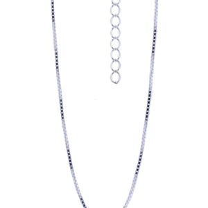 Box Chain Bracelet in Silver