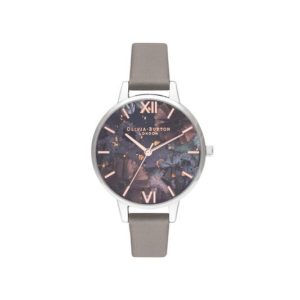 Olivia Burton LONDON GREY, ROSE GOLD & SILVER Watch