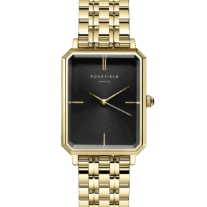 The Octagon Black Sunray Steel Gold