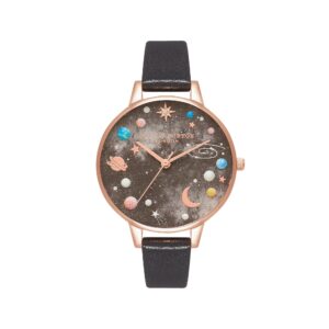 Olivia Burton Celestial Black & Stone Women's Watch (OB16GD83)