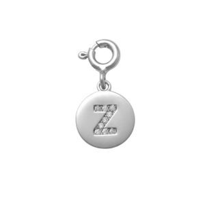 Letter Z Charm in Silver