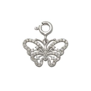 Butterfly Charm in Silver
