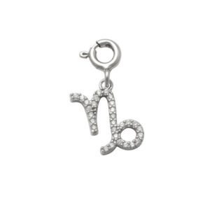 Capricorn Charm in Silver