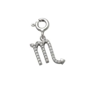 Scorpio Charm in Silver