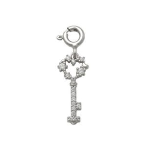 Key Charm in Silver