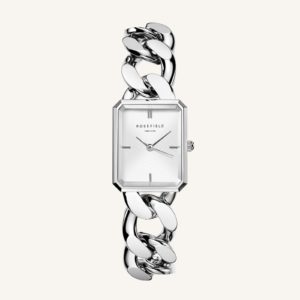 The Octagon XS Chain Watch Studio Edition White Silver