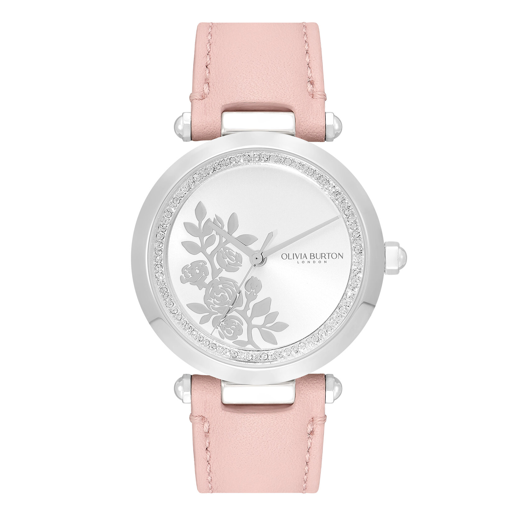 Olivia Burton Floral T-Bar Bracelet Women's Watch