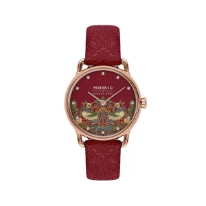 August Berg x Morris & Co. Petite Crimson Strawberry Thief
