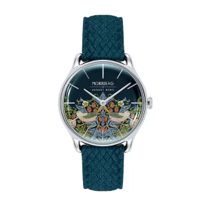 August Berg x Morris & Co. Indigo Strawberry Thief