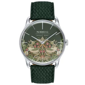 August Berg x Morris & Co. Fennel Strawberry Thief