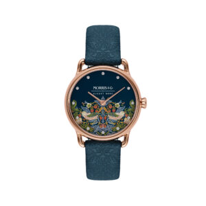 August Berg x Morris & Co. Petite Indigo Strawberry Thief