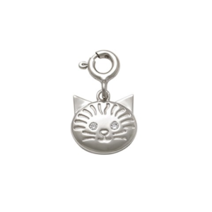 Cat Charm in Silver